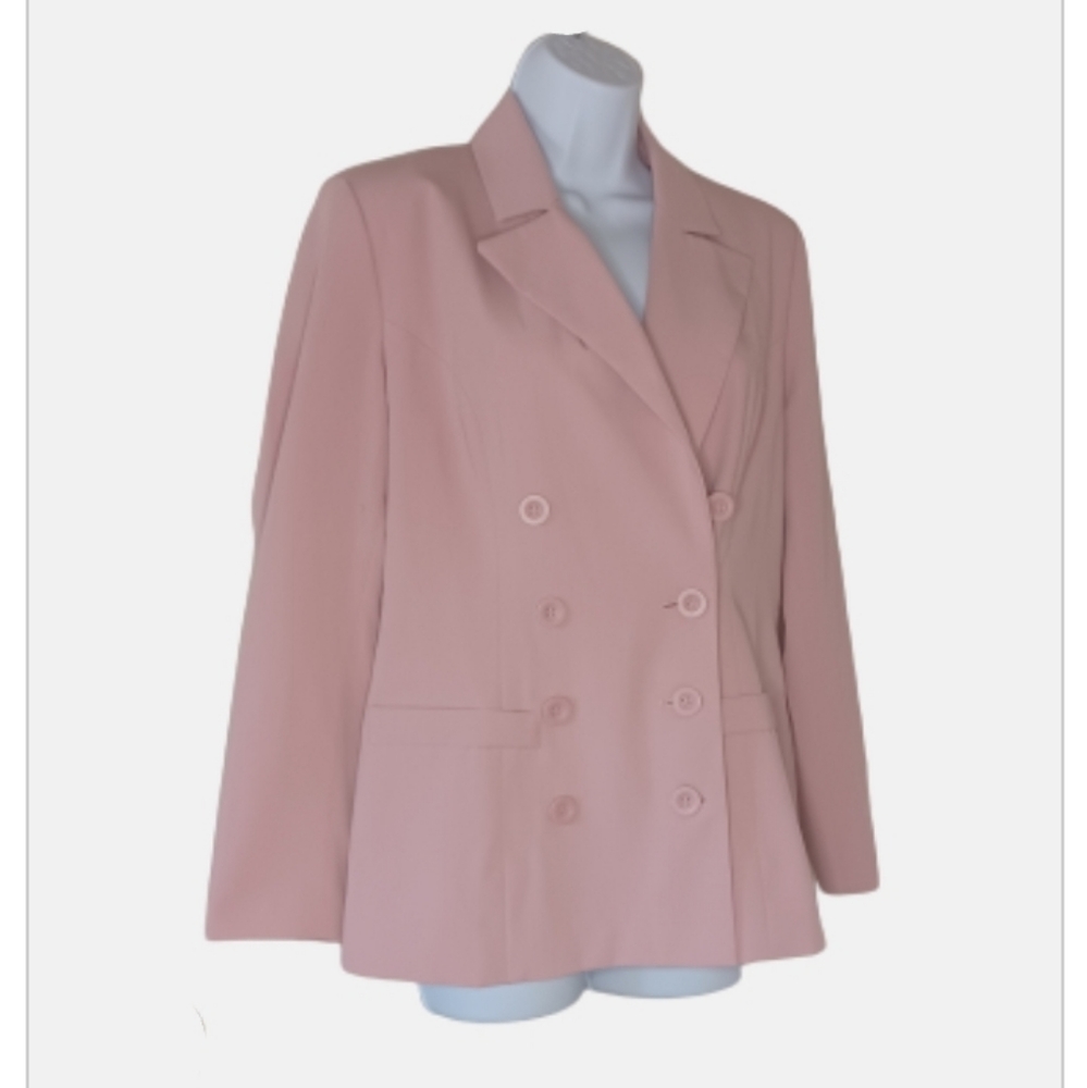 J.G. Hooks Double breasted Mauve Blazer, sz 6P
